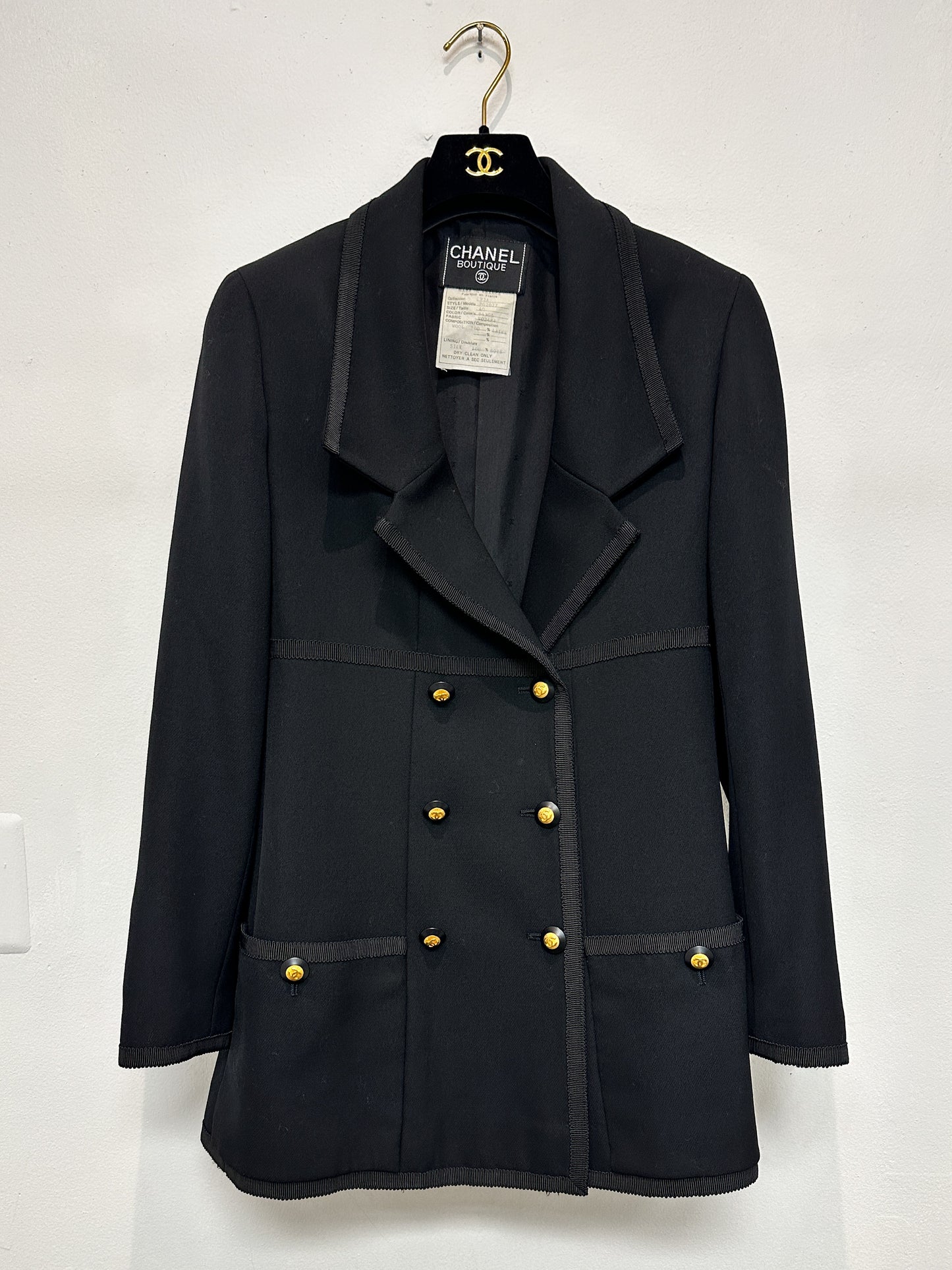 Vintage Chanel Boutique Wool Jacket