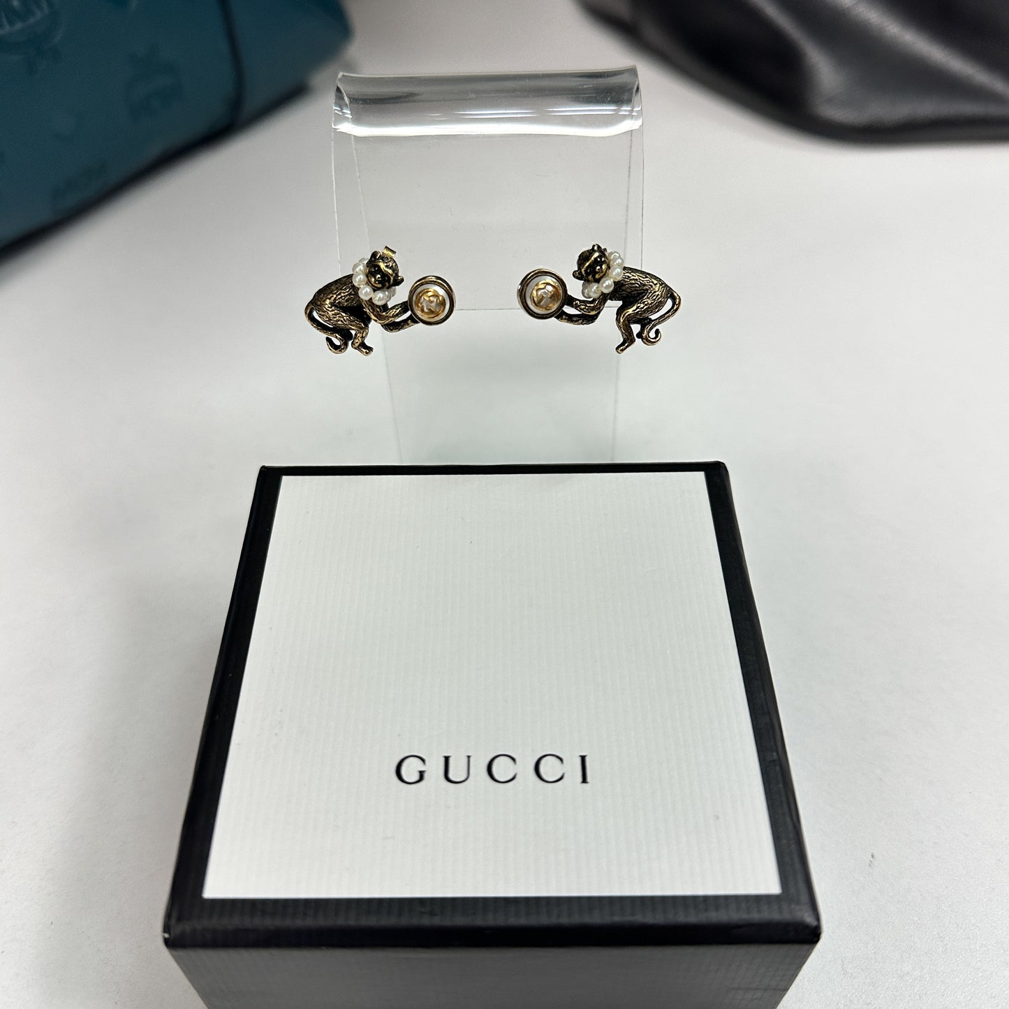 Gucci Monkey Stud Earrings