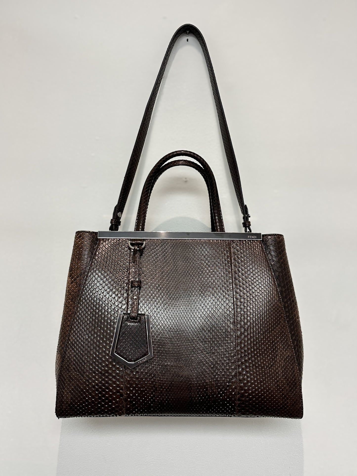 Fendi Python 2Jours Tote