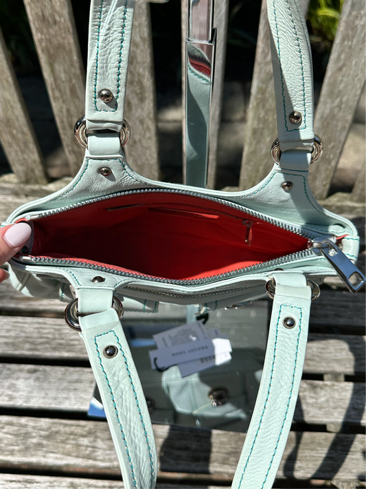 Marc Jacob’s Seafoam Leather Shoulder Bag
