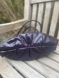 Purple Leather Brighton Handbag