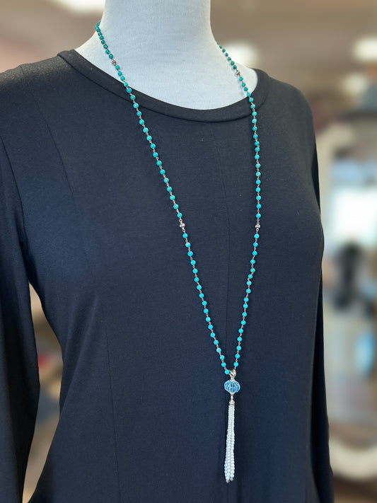 LAGOS Topaz, Turquoise, Pearl Necklace