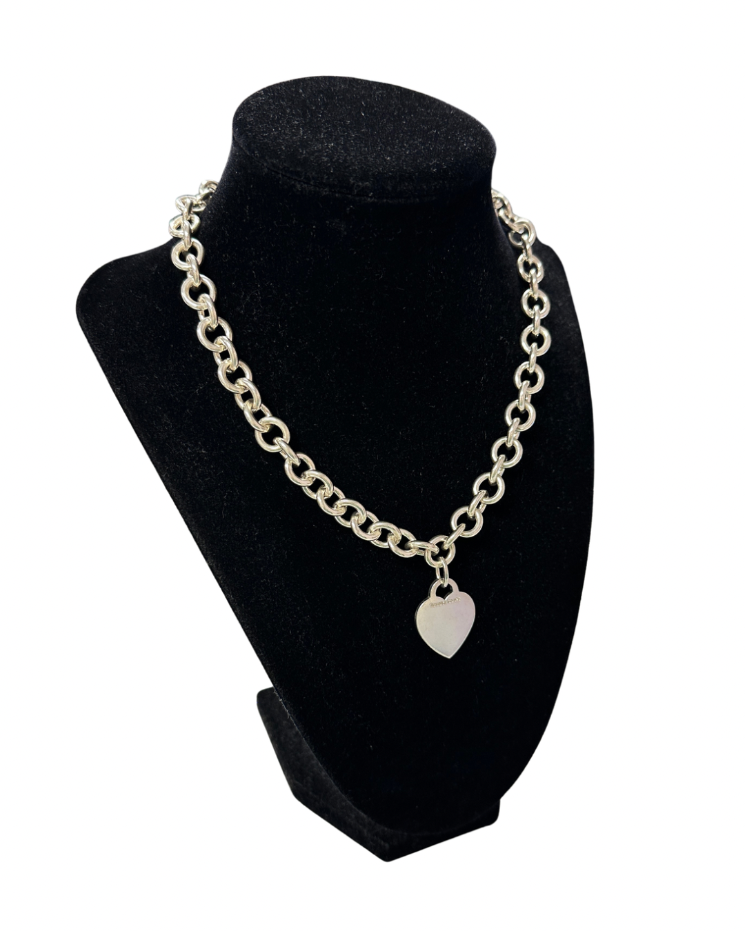 Tiffany & Co Heart Charm Necklace