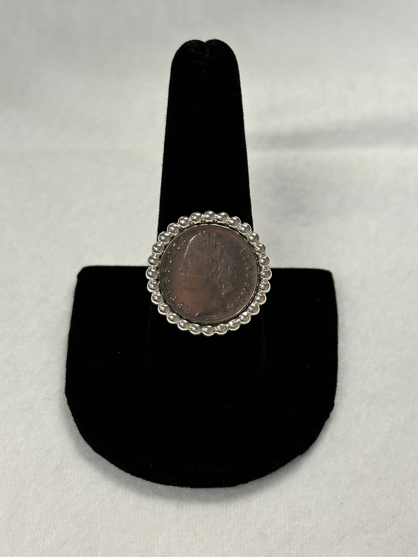 Sterling Roman Coin Ring