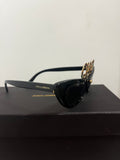 Black & Gold CIAO and DG Crystal Sunglasses