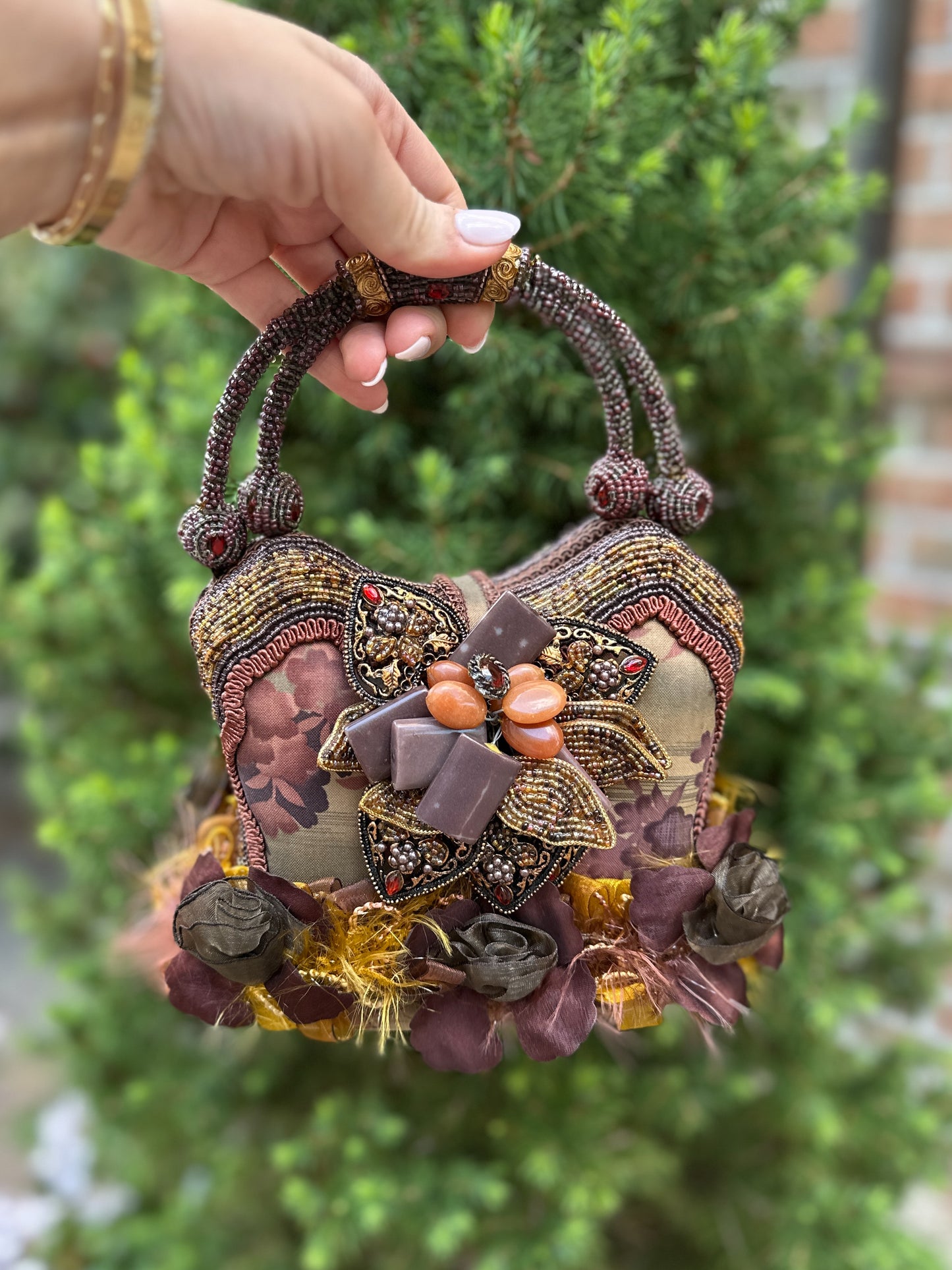 Mary Frances Beaded Bag