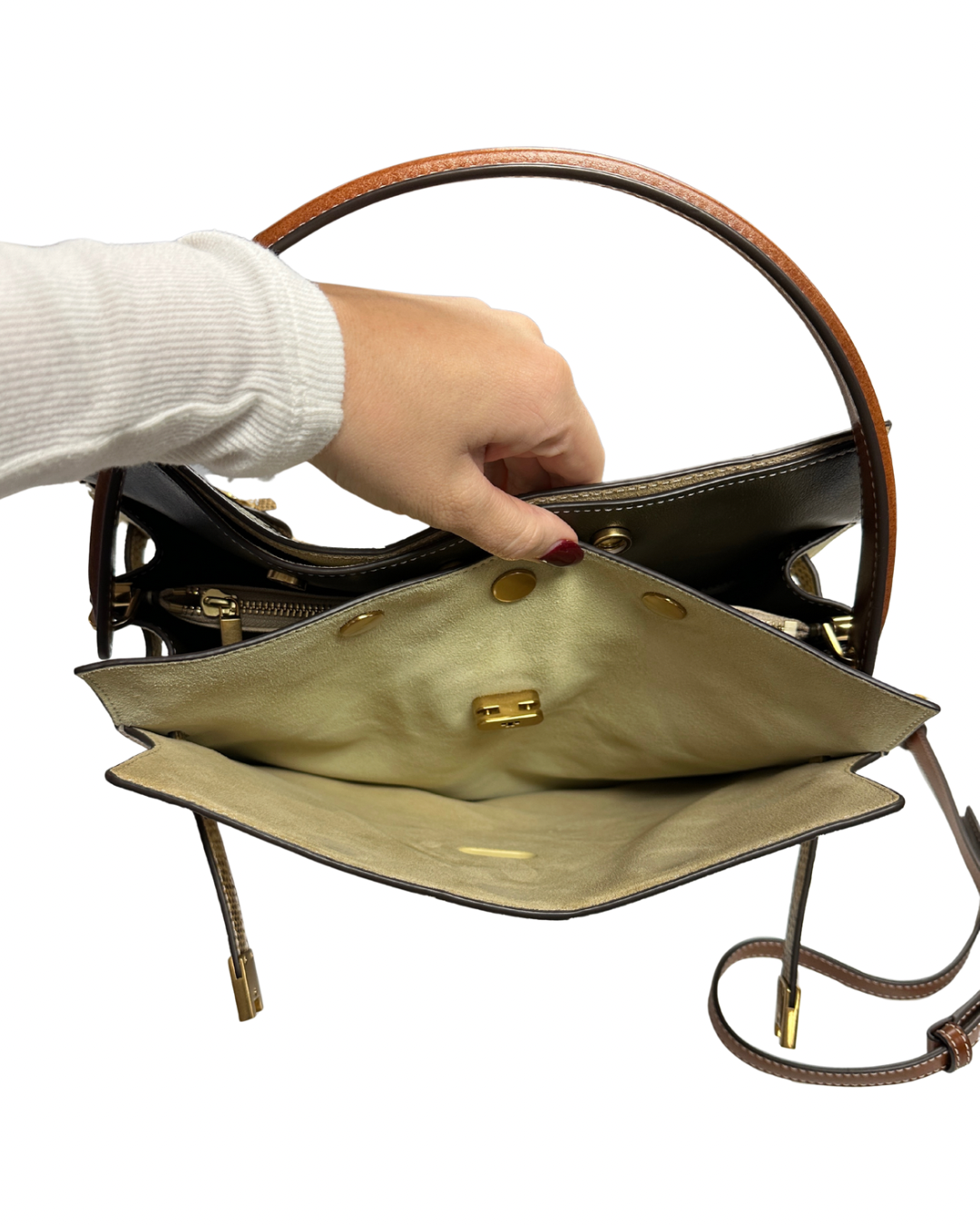 Tory Burch Lee Radziwill Double Tote Bag