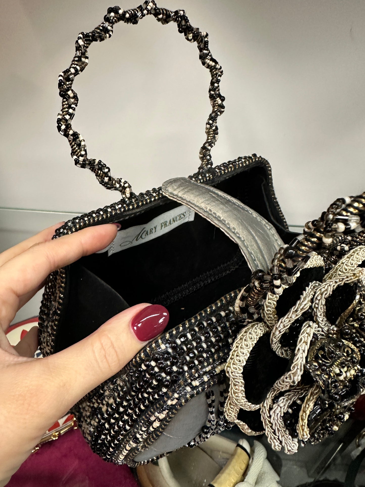 Mary Frances Beaded Handbag