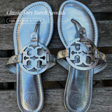Classic Silver Tory Burch Sandals