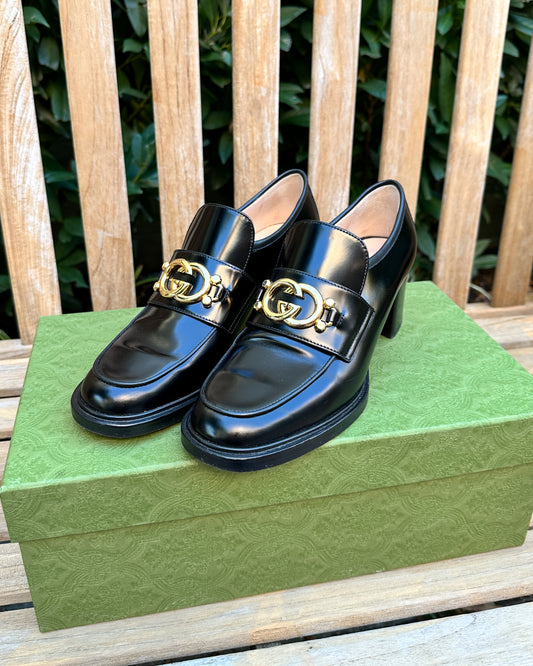 Gucci Interlocking G Loafer Pumps