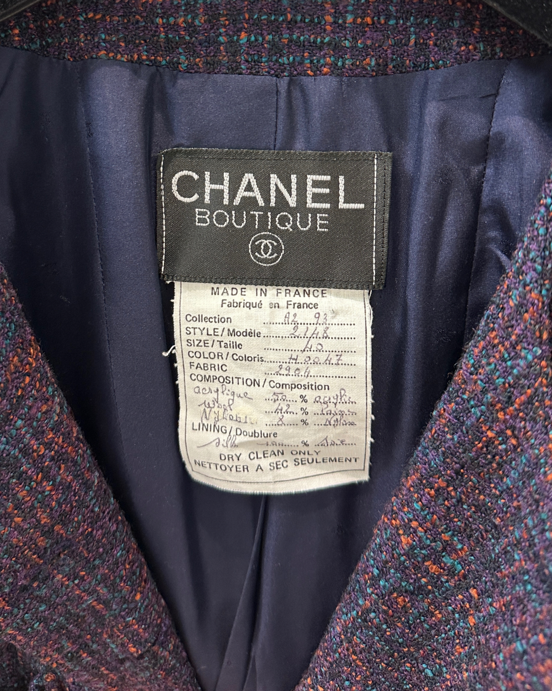 Chanel Tweed & Denim Jacket Set