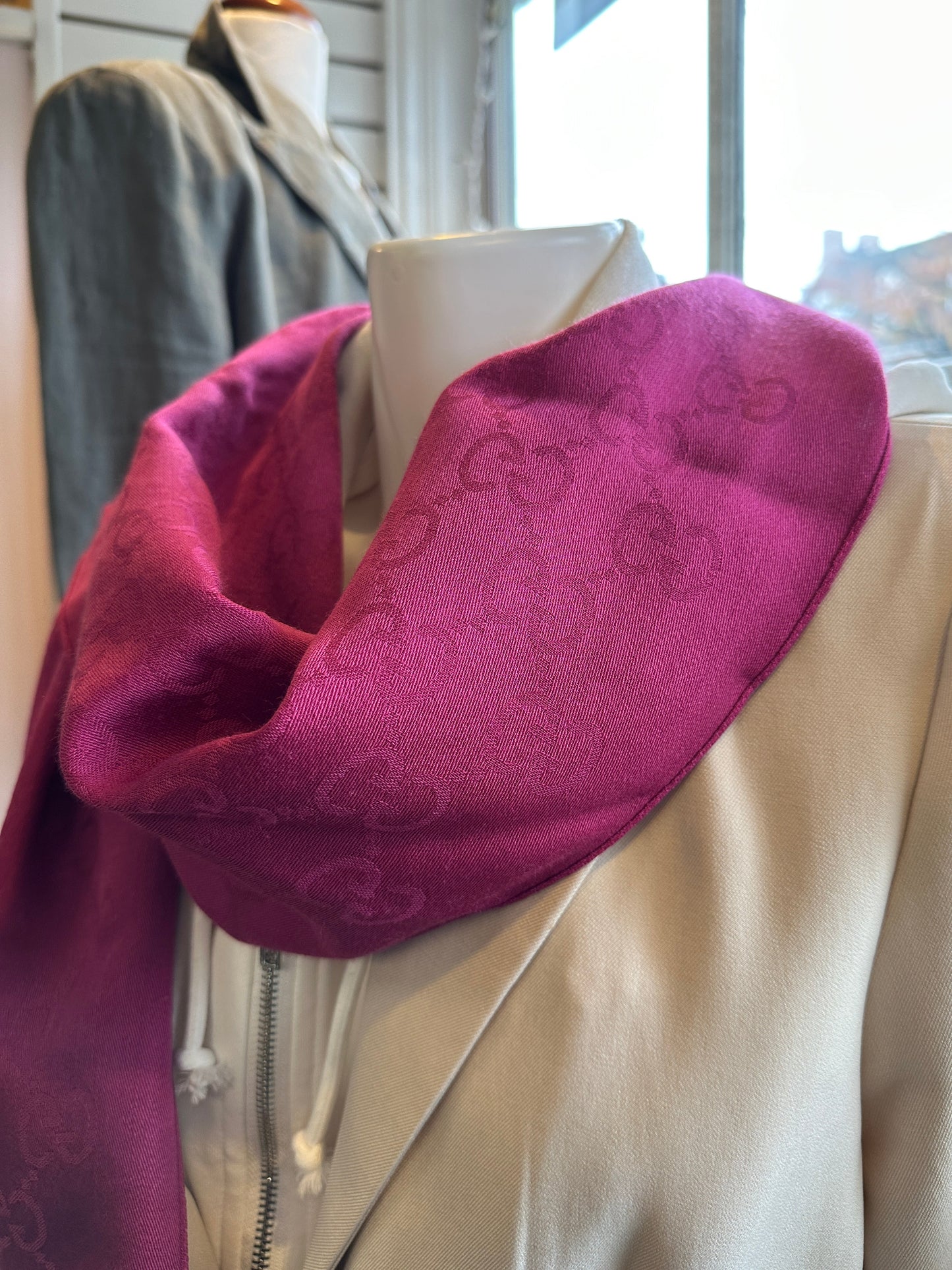 Gucci Magenta Scarf