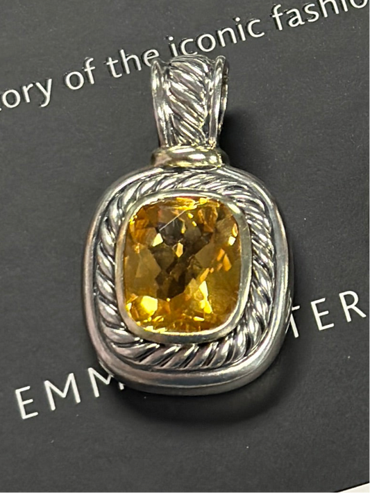 Citrine David Yurman Pendant