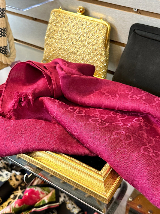Gucci Magenta Scarf