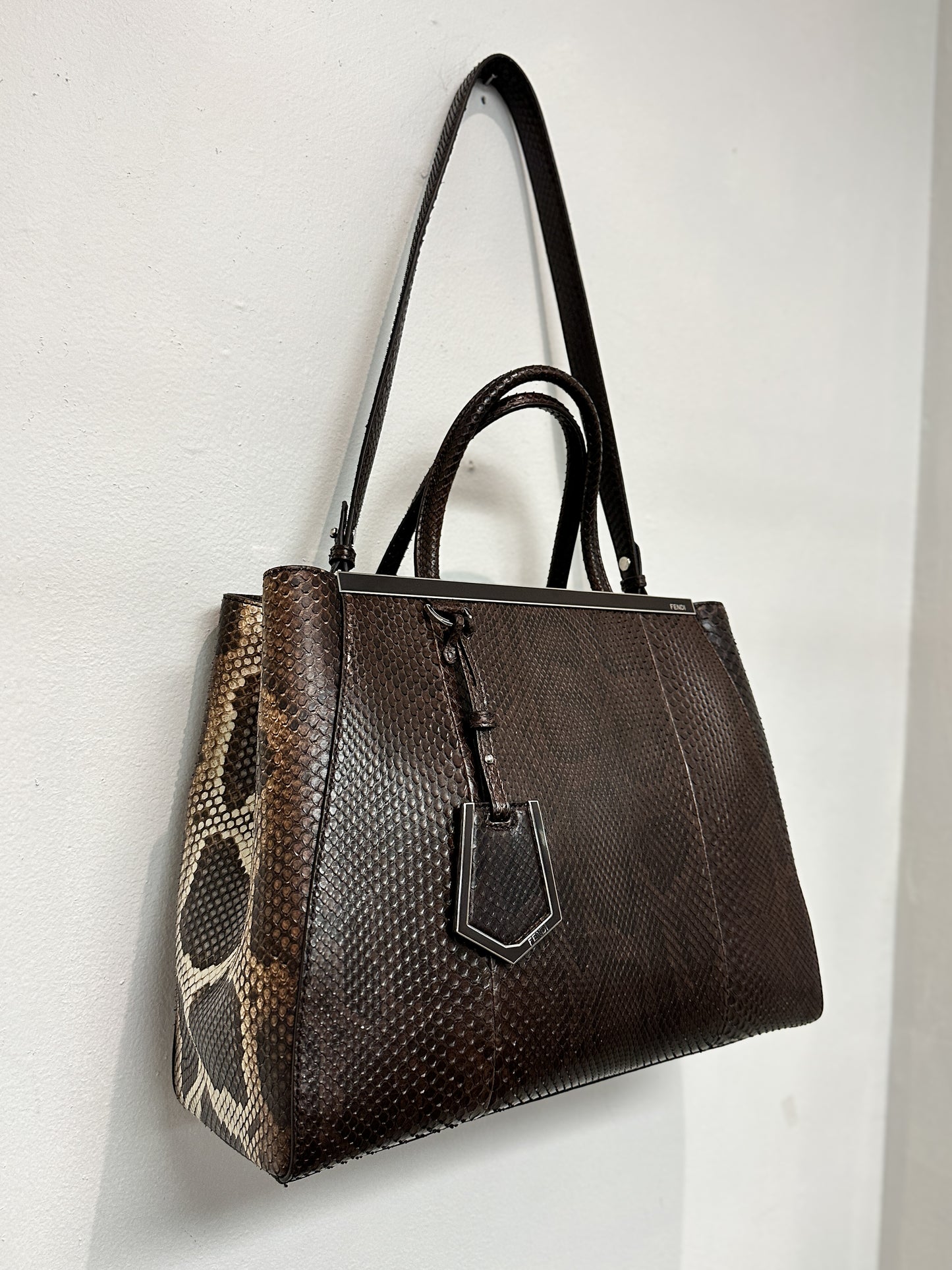 Fendi Python 2Jours Tote