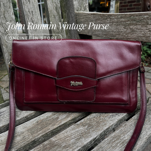 John Romain Leather Purse